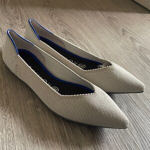 Rothys Women’s The Point Gray Flats Size 7